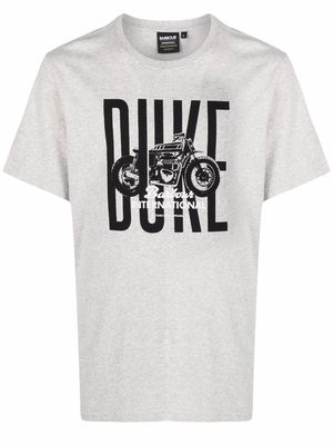 Barbour logo graphic print T-shirt - Grey