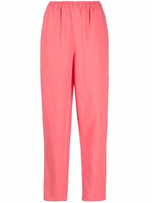 Emporio Armani elasticated track-pants - Pink