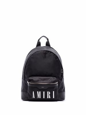 AMIRI logo-print backpack - Black