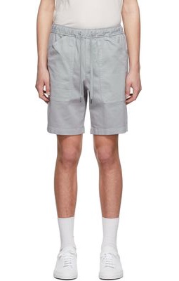Vince Grey Cotton Shorts