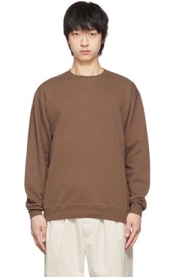 BEAMS PLUS Brown Cotton Sweatshirt