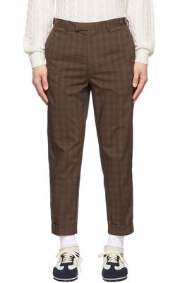 BEAMS PLUS Brown Polyester Trousers