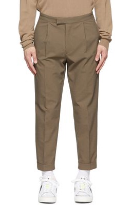 BEAMS PLUS Beige Polyester Trousers