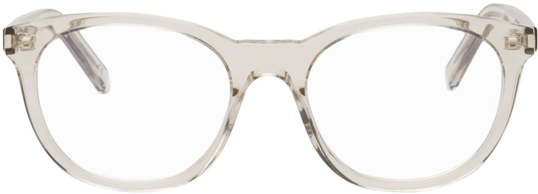 Saint Laurent Transparent Round Glasses