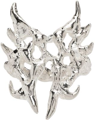 Harlot Hands SSENSE Exclusive Silver Myth Ring