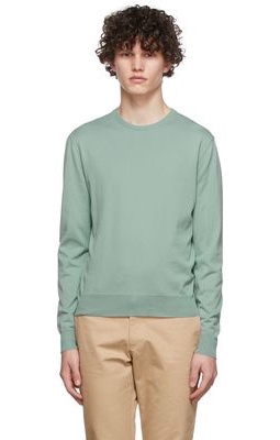 Ralph Lauren Purple Label Green Cotton Sweater