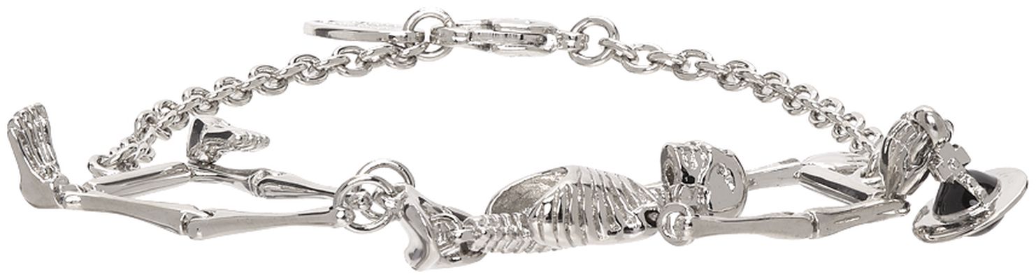 Vivienne Westwood Silver Skeleton Bracelet