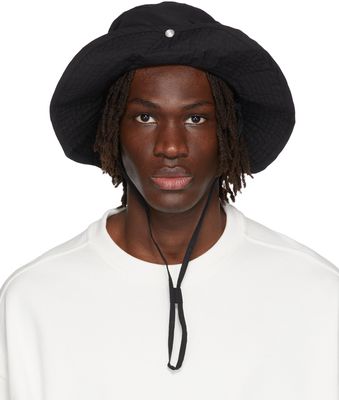 Jil Sander Black Parachute Hat