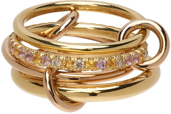 Spinelli Kilcollin Gold Nimbus Linked Rings