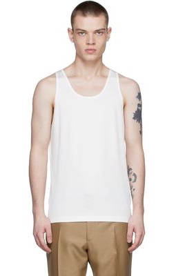 TOM FORD Off-White Fluid Viscose Tank Top
