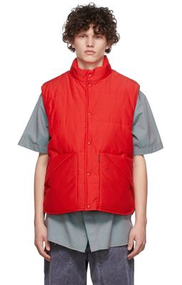Acne Studios Red Polyester Vest