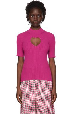 MSGM Pink Viscose Sweater
