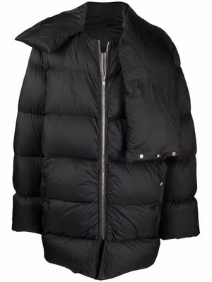 Rick Owens Mountain oversized padded down coat - Black