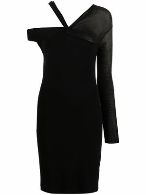 Helmut Lang twisted cut-out dress - Black