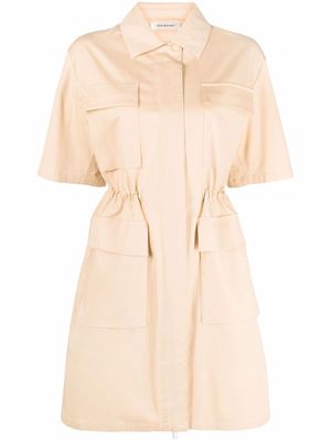 There Was One pocket shirt dress - Neutrals