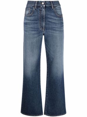 There Was One mid-rise wide-leg jeans - Blue