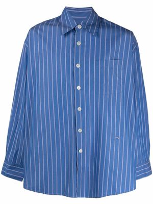 Our Legacy striped cotton shirt - Blue