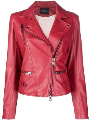 Simonetta Ravizza Babi biker jacket - Red