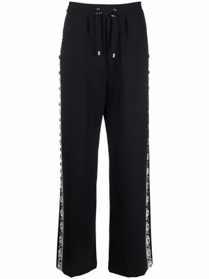 Balmain side-detail trousers - Black