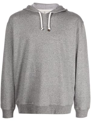 Brunello Cucinelli pullover cotton-linen hoodie - Grey