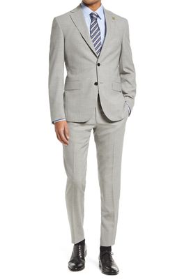 TED BAKER LONDON Ralph Extra Slim Fit Wool Suit in Light Grey