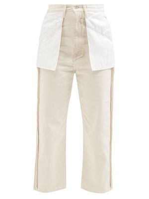 Kuro - Reverse Denim Jeans - Womens - Ivory