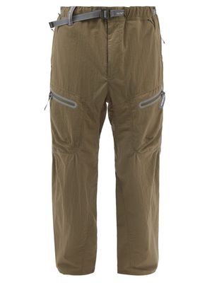 And Wander - Lightweight Technical-shell Hiking Trousers - Mens - Green