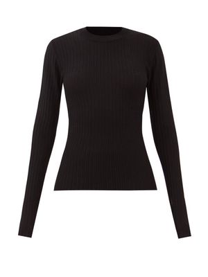 Givenchy - Eyelet-ribbed Sweater - Womens - Black