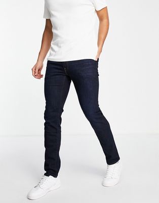 Abercrombie & Fitch skinny fit jeans ultimate stretch in dark wash-Blue
