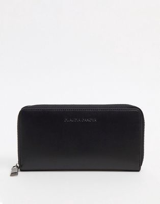Claudia Canova large zip around wallet in black