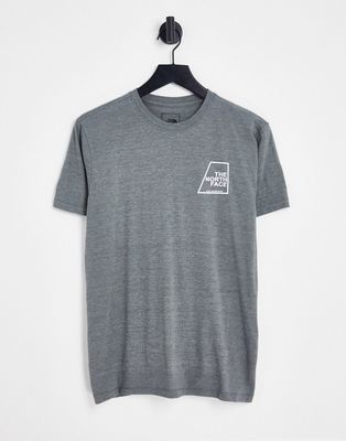 The North Face Tri-Blend t-shirt in gray