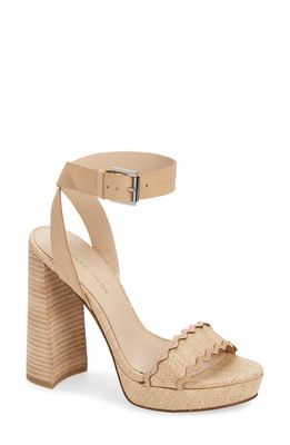 Pelle Moda Gianna Ankle Strap Sandal in Natural