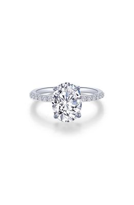 Lafonn Solitaire Simulated Diamond Ring in Silver