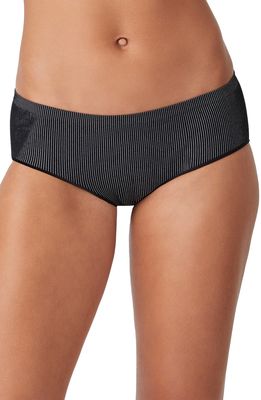 b.tempt'D by Wacoal Comfort Intended Rib Daywear Hipster Panties in Night