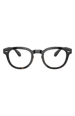 Oliver Peoples Sheldrake 49mm Phantos Sunglasses in Black