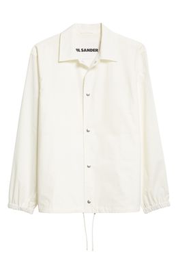 Jil Sander Men's Essential Outdoor Cotton Jacket in Natural