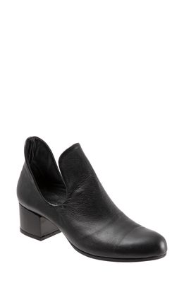 Bueno Mick Bootie in Black Leather