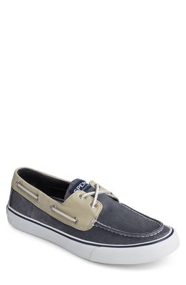 Sperry Bahama II Boat Shoe in Navy/Khaki