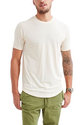 Goodlife Tri-Blend Scallop Crew T-Shirt in Seed