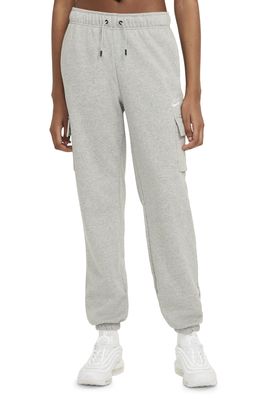 NIKE Sportswear Cargo Pants in Dk Grey Heather/White