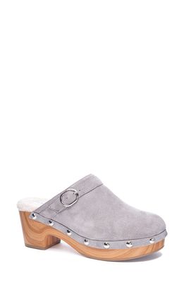Chinese Laundry Carlie Clog in Grey Suede