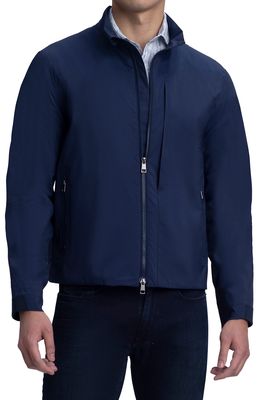 Bugatchi Water Resistant Bomber Jacket in Navy