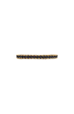 Sethi Couture Prong Set Diamond Eternity Band in Yellow Gold/Black Diamond