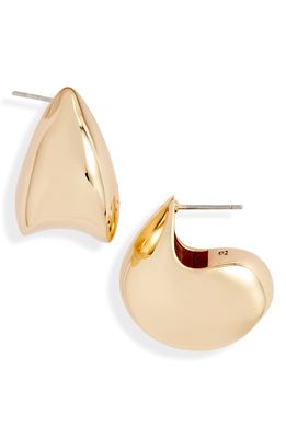 Jenny Bird Nouveaux Puff Earrings in Gold Tone