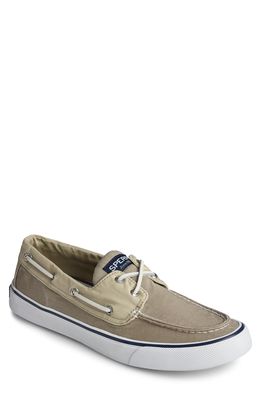 Sperry Bahama II Boat Shoe in Oyster/Khaki