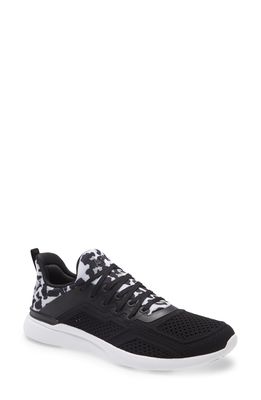 APL TechLoom Tracer Knit Training Shoe in Black /White /Leopard