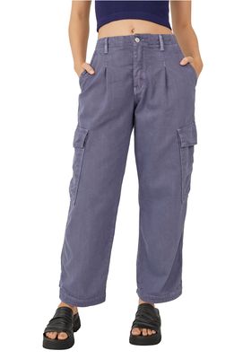 Free People First Light Cotton Utility Pants in Eventide