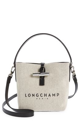Longchamp Roseau Bucket Bag in Ecru