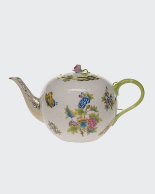 Queen Victoria Teapot with Rose Finial