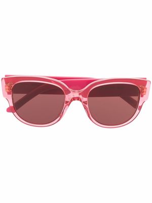 Dior Eyewear tinted oversize-frame sunglasses - Pink